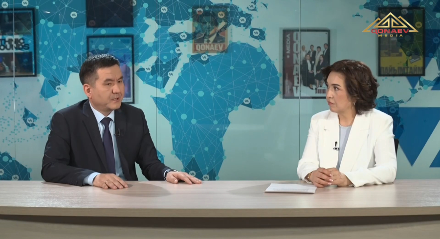 Гость в студии - Серик Абаев, зампред правления по инновациям КазНИИЗиР