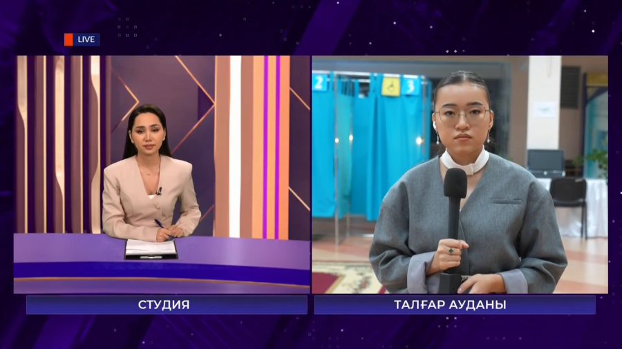 Талғар ауданында мәдениет өкілдері белсенді дауыс берді