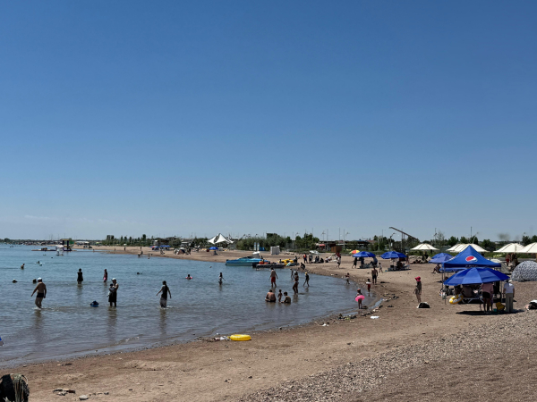 Күніне 4 мың демалушы және ЖИ камералары: Қонаевтағы жағажайларда тазалық қалай сақталуда?