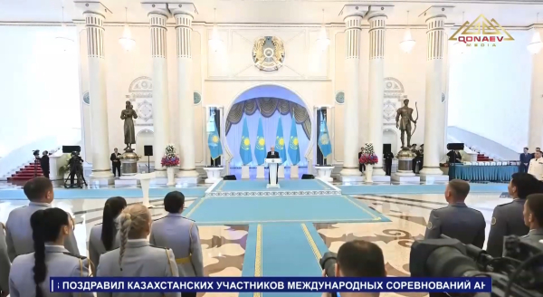 Президент поздравил команду спецназ с победой в соревнований UAE SWAT Challenge–2026