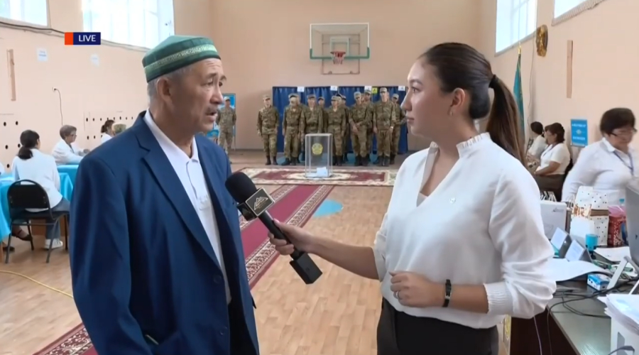 Жамбыл ауданында да дауыс беру үрдісі қалыпты өтіп жатыр