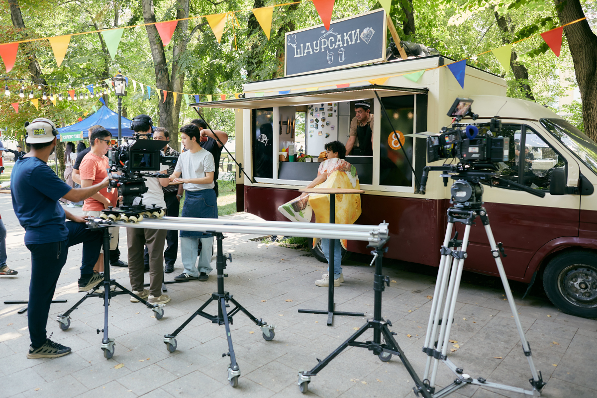 Съемки казахстанского сериала