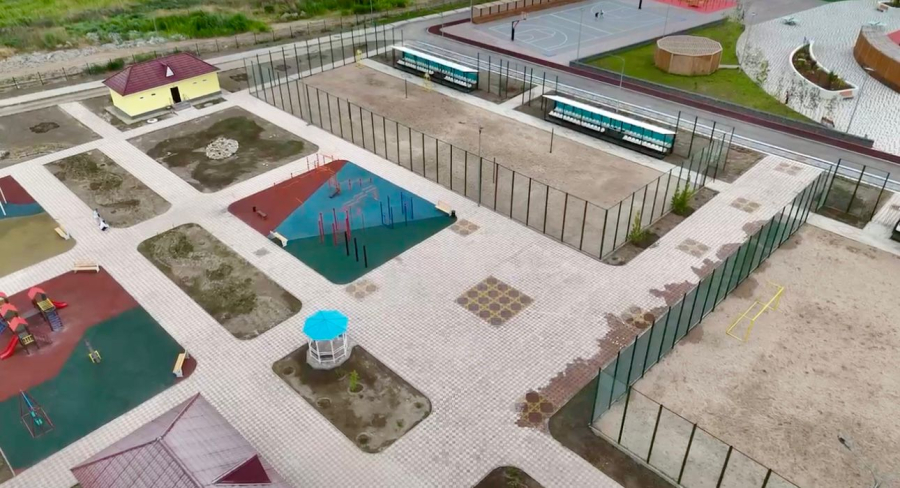 В Конаеве обновлена спортивная зона для пляжных видов спорта