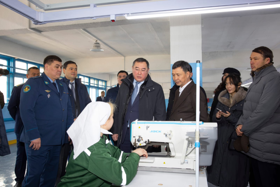 Алматы облысының түзеу мекемелерінде жаңа өндірістер іске қосылып, жазасын өтеушілерді жұмыспен қамту ауқымы кеңейіп жатыр