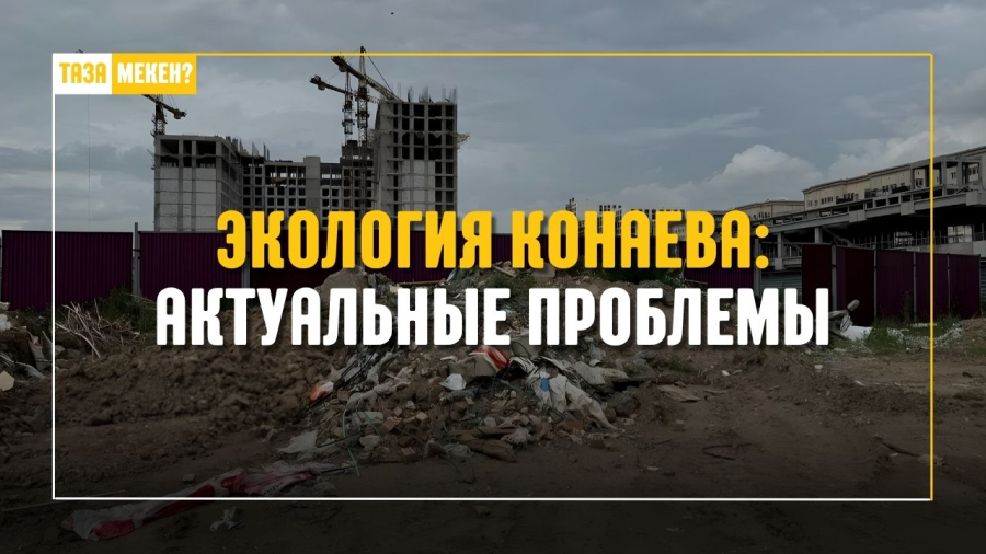 Санитарное состояние территории Конаева| ТАЗА МЕКЕН ???