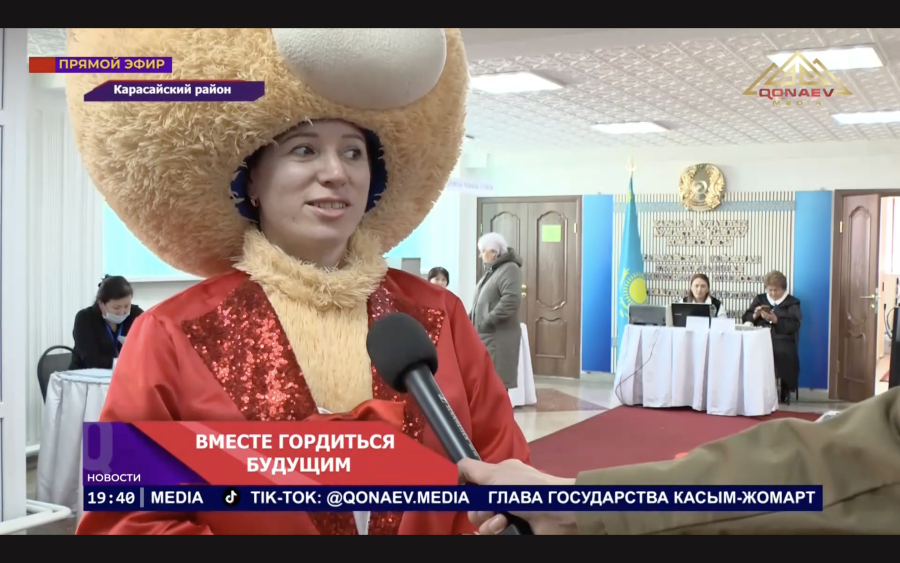 В Карасайском районе жители активно участвуют в голосовании