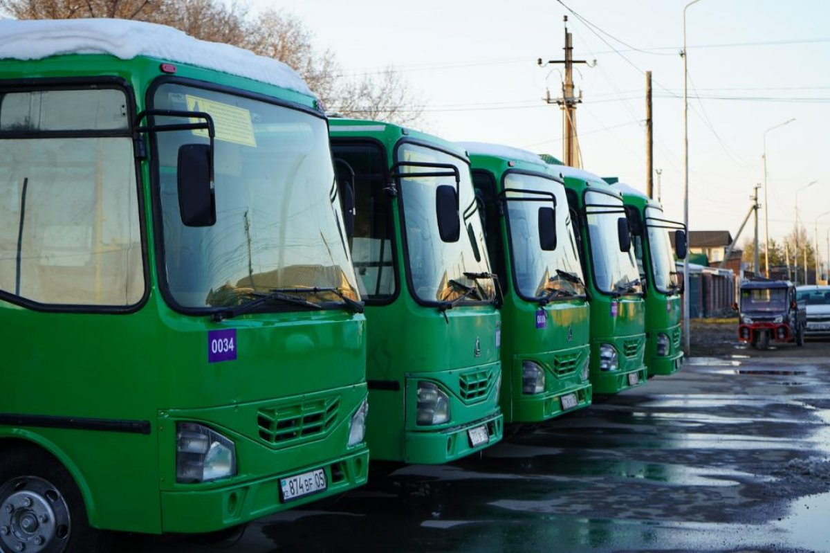 Новые автобусы запустили в Алатау