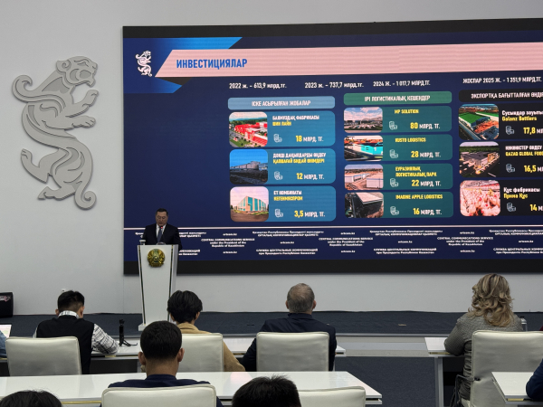 Инвестиционная активность усиливается: в Алматинскую область заходят крупные проекты